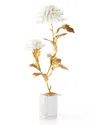 John-richard Collection Avignon Chrysanthemums In Gold