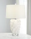 John-richard Collection Balza Table Lamp In White
