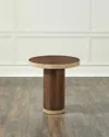 John-richard Collection Bari Side Table In Brown