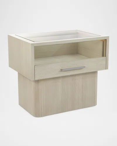 John-richard Collection Beachside Nightstand In Ivory