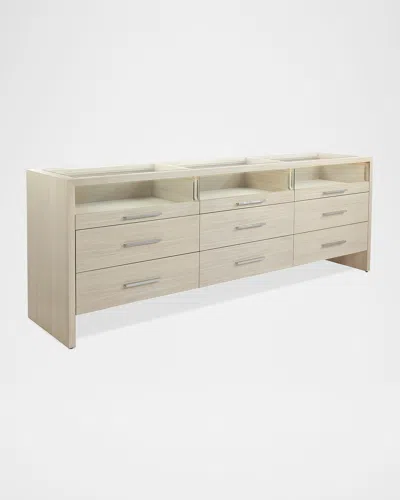 John-richard Collection Beachside Nine-drawer Dresser In Ivory