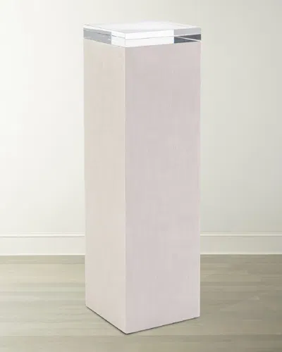 John-richard Collection Belo Pedestal Tall In Gray