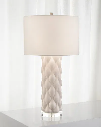 John-richard Collection Billowy Textured Table Lamp In Neutral