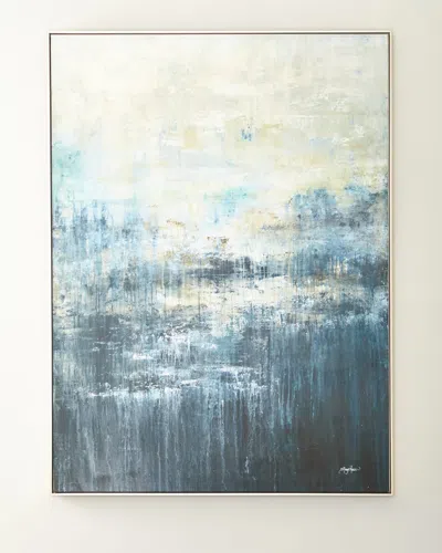 John-richard Collection Blue Falls Giclee Canvas Art By Shaye Rawson In Multi