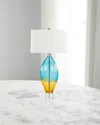 John-richard Collection Blue Hour 33" Table Lamp In Blue