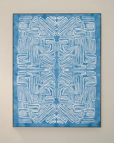 John-richard Collection Blue Nile Print On Canvas By Lori Dubois