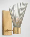John-richard Collection Bonheur 14" Wall Sconce In Silver