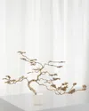 John-richard Collection Bonsai In Brass In White/gold