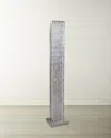 John-richard Collection Boreal 74" Floor Lamp In Silver
