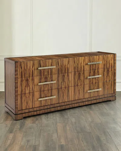 John-richard Collection Borneo 6-drawer Chest In Brown