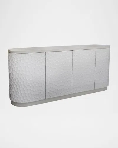 John-richard Collection Branca Four-door Credenza In Ivory
