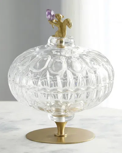 John-richard Collection Brass Squirrel Perfume Bottle In Gold