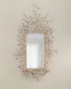 John-richard Collection Budding Amethyst Mirror In Gold