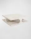 John-richard Collection Cadence Cocktail Table In Whitewash