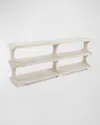 John-richard Collection Cadence Console Table In Whitewash 