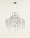 John-richard Collection Cascading Crystal 12-light Chandelier In Gold