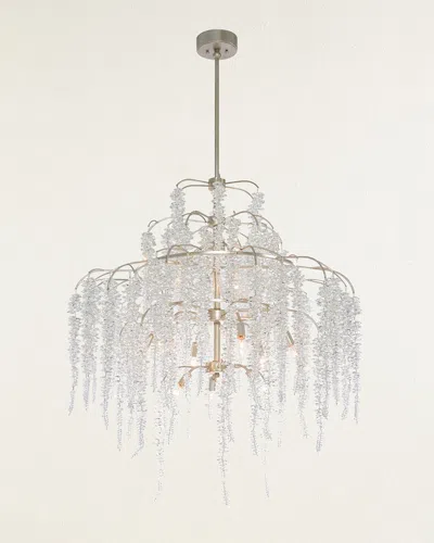 John-richard Collection Cascading Crystal 12-light Chandelier In Gold