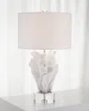John-richard Collection Cast Coral Table Lamp In White
