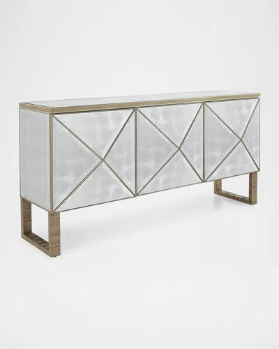 John-richard Collection Catarina Credenza In Silver