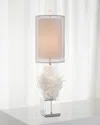 John-richard Collection Celene Lamp In Clear/white