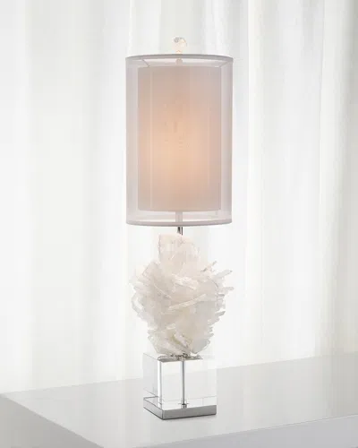 John-richard Collection Celene Lamp In Clear/white