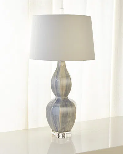 John-richard Collection Ceramic Urn Table Lamp In Grey