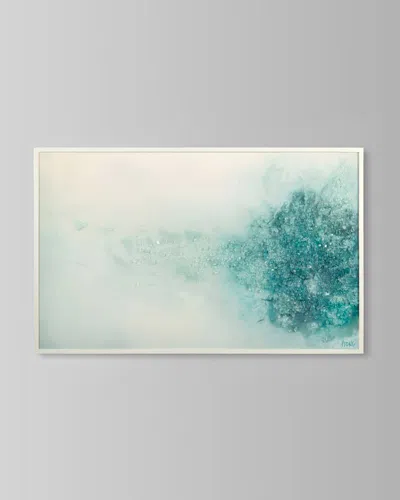 John-richard Collection Cerulean Vapor Giclee Art By Mary Hong In Green