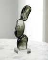 John-richard Collection Coalescent Bubbles Sculpture, Large In Charcoal