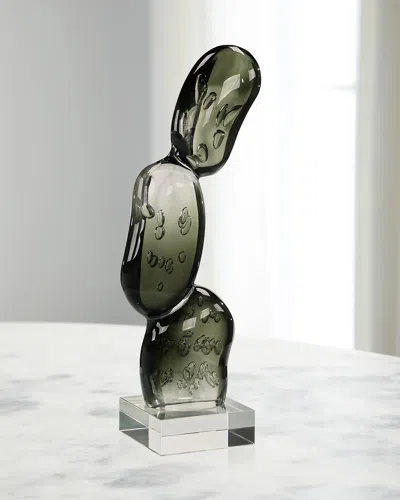 John-richard Collection Coalescent Bubbles Sculpture, Large In Charcoal