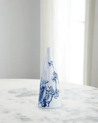 John-richard Collection Coalescent Medium Vase, 16.5" In Blue