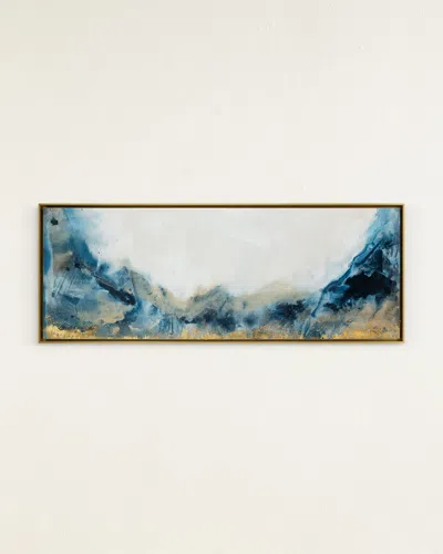 John-richard Collection Cosmic Magic I Framed Giclee In Blue