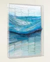 John-richard Collection Crashing Waves Original Wall Art By Tony Fey In Blue