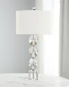 John-richard Collection Crystal Beads 33" Table Lamp In Clear