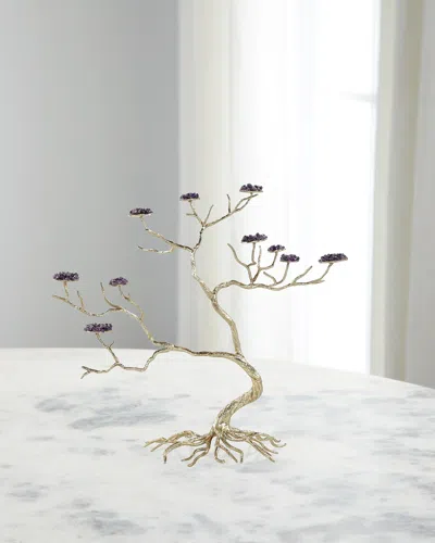 John-richard Collection Crystal Canopy Sculpture In Gold