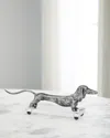 John-richard Collection Dachshund Sculpture In Silver