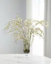 John-richard Collection Dancing In The Water Faux-floral Arrangement In White