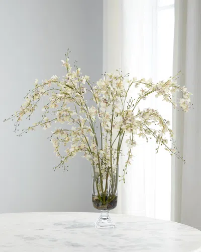 John-richard Collection Dancing In The Water Faux-floral Arrangement In Green