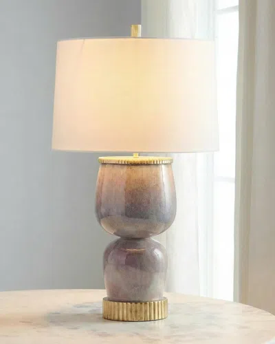 John-richard Collection Debonaire 19" Table Lamp In Neutral