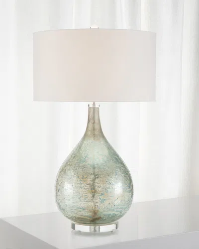 John-richard Collection Deep Ocean Blue Table Lamp