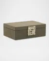 John-richard Collection Delian Box In Brown