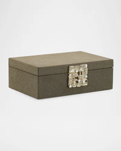 John-richard Collection Delian Box In Green