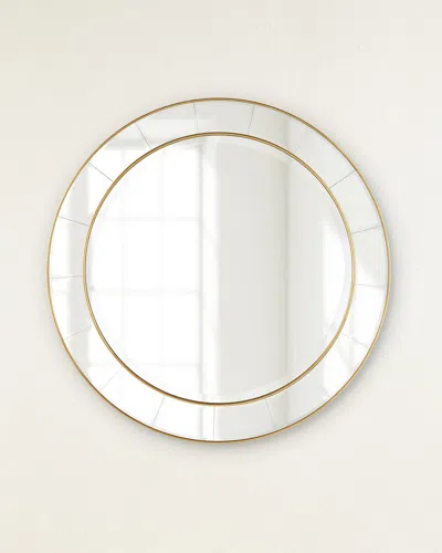 John-richard Collection Discus Mirror In Gold
