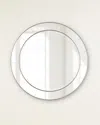 John-richard Collection Discus Mirror In Silver