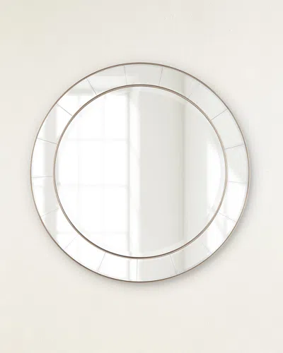 John-richard Collection Discus Mirror In Silver