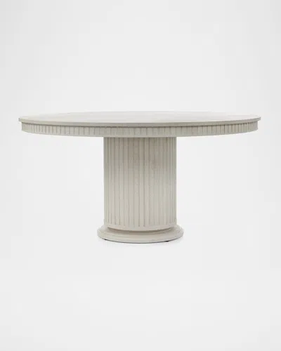 John-richard Collection Dorian Dining Table, 60" In White Wash