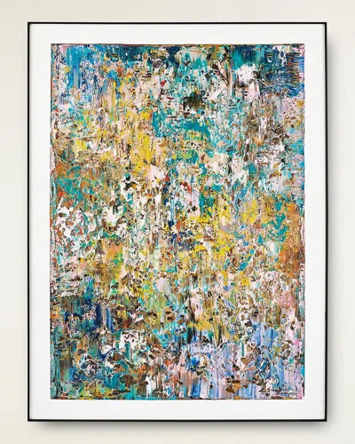 John-richard Collection Drenched In Color Original Painting By Lm Zhou