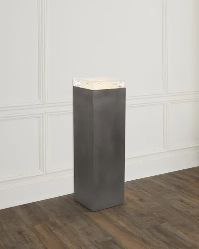 John-richard Collection Edda Pedestal Iii In Gray