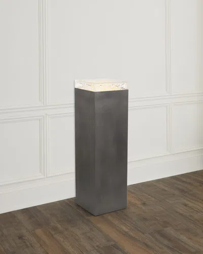 John-richard Collection Edda Pedestal Iii In Gunmetal
