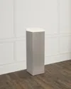 John-richard Collection Edda Pedestal Iii In Nickel