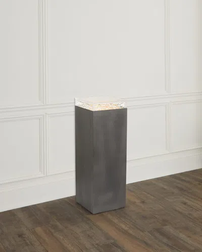 John-richard Collection Edda Pedestal Iv In Gray
